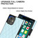 iPhone 12 mini Elegant Rhombic Pattern Microfiber Leather +TPU Shockproof Case with Crossbody Strap Chain  - Blue