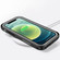 iPhone 12 mini Waterproof Full Coverage PC + TPU Phone Case  - Black