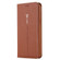 iPhone 12 mini GEBEI PU+TPU Horizontal Flip Protective Case with Holder & Card Slots  - Brown