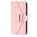 iPhone 12 mini Cross Texture Lanyard Leather Phone Case - Pink