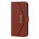 iPhone 12 mini Cross Texture Lanyard Leather Phone Case - Brown