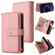 iPhone 12 mini Skin Feel PU + TPU Horizontal Flip Leather Case with Holder & 15 Cards Slot & Wallet & Zipper Pocket & Lanyard  - Pink