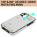 iPhone 12 mini Zipper Card Bag Phone Case with Dual Lanyard - White