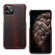 iPhone 12 mini Denior Oil Wax Cowhide Phone Case - Red