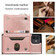 iPhone 12 mini Square Zipper Wallet Bag TPU+PU Back Cover Case with Holder & Card Slots & Wallet & Cross-body Strap  - Rose Glod