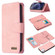 iPhone 12 mini Detachable Frosted Magnetic Horizontal Flip Leather Case with Card Slots & Holder & Zipper Wallet & Photo Frame  - Pink