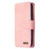 iPhone 12 mini Detachable Frosted Magnetic Horizontal Flip Leather Case with Card Slots & Holder & Zipper Wallet & Photo Frame  - Pink