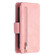 iPhone 12 mini Detachable Frosted Magnetic Horizontal Flip Leather Case with Card Slots & Holder & Zipper Wallet & Photo Frame  - Pink