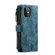 iPhone 12 mini CaseMe-C30 PU + TPU Multifunctional Horizontal Flip Leather Case with Holder & Card Slot & Wallet & Zipper Pocket  - Blue