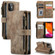 iPhone 12 mini CaseMe-C30 PU + TPU Multifunctional Horizontal Flip Leather Case with Holder & Card Slot & Wallet & Zipper Pocket  - Brown