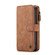 iPhone 12 mini CaseMe-007 Crazy Horse Texture Detachable Horizontal Flip PU Leather Case, with Card Slot & Holder & Zipper Wallet & Photo Frame - Brown