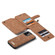iPhone 12 mini CaseMe-007 Crazy Horse Texture Detachable Horizontal Flip PU Leather Case, with Card Slot & Holder & Zipper Wallet & Photo Frame - Brown