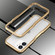 iPhone 12 mini Sharp Edge Magnetic Adsorption Shockproof Case  - Gold