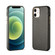 iPhone 12 mini Carbon Fiber Leather Texture Kevlar Anti-fall Phone Protective Case  - Grey