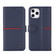 iPhone 12 mini GEBEI Top-grain Leather Horizontal Flip Protective Case with Holder & Card Slots & Wallet & Photo Frame  - Blue