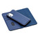 iPhone 12 mini 2 in 1 Detachable Magnetic Horizontal Flip Genuine Leather Case with Holder & Card Slots & Wallet - Blue