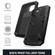 iPhone 12 mini R-JUST Shockproof Waterproof Dust-proof Metal + Silicone Protective Case with Holder  - Black