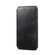 iPhone 12 mini Denior Oil Wax Top Layer Cowhide Simple Flip Leather Case - Black
