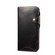 iPhone 12 mini Denior Oil Wax Cowhide Magnetic Button Genuine Leather Case - Black