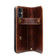 iPhone 12 mini Denior Oil Wax Cowhide DK Magnetic Button Leather Phone Case - Brown