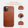 iPhone 12 mini ICARER First Layer Cowhide Horizontal Flip Phone Case  - Brown