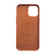 iPhone 12 mini QIALINO Shockproof Cowhide Leather Protective Case  - Brown