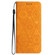 iPhone 11 Ethnic Embossed Adsorption Leather Phone Case - Yellow
