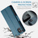 iPhone 11 CaseMe 023 Butterfly Buckle Litchi Texture RFID Anti-theft Leather Phone Case - Blue