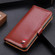 iPhone 11 3-Color Pearl Texture Magnetic Buckle Horizontal Flip PU Leather Case with Card Slots & Wallet & Holder - Brown