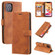 Skin Feel Anti-theft Brush Horizontal Flip Leather Phone Case iPhone 11 - Brown