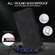 iPhone 11 RFID Geometric Line Flip Leather Phone Case  - Black