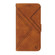 iPhone 11 RFID Geometric Line Flip Leather Phone Case  - Brown