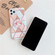 iPhone 11 Plating Colorful Geometric Pattern Mosaic Marble TPU Mobile Phone Case with Folding Bracket - Pink PF1