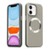 iPhone 11 CD Pattern Magsafe PC Phone Case - Grey