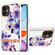 iPhone 11 Ring IMD Flowers TPU Phone Case  - Purple Begonia