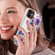 iPhone 11 Ring IMD Flowers TPU Phone Case  - Purple Begonia