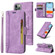 iPhone 11 BETOPNICE Dual-side Buckle Leather Phone Case - Purple