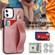 iPhone 11 Crazy Horse Texture Shockproof TPU + PU Leather Case with Card Slot & Wrist Strap Holder  - Rose Gold
