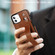 iPhone 11 Crazy Horse Texture Shockproof TPU + PU Leather Case with Card Slot & Wrist Strap Holder  - Brown