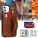 iPhone 11 Crazy Horse Texture Shockproof TPU + PU Leather Case with Card Slot & Wrist Strap Holder  - Brown