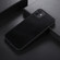 iPhone 11 Genuine Leather Double Color Crazy Horse Phone Case  - Black