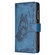 iPhone 11 Flying Butterfly Embossing Pattern Zipper Horizontal Flip Leather Case with Holder & Card Slots & Wallet - Blue