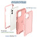 iPhone 11 3 in 1 PC + TPU Shockproof Phone Case - Pink