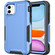 iPhone 11 3 in 1 PC + TPU Shockproof Phone Case - Blue