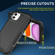 iPhone 11 3 in 1 PC + TPU Shockproof Phone Case - Black