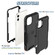 iPhone 11 3 in 1 PC + TPU Shockproof Phone Case - Black