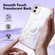 iPhone 11 Marble Pattern Dual-side IMD Magsafe TPU Phone Case - White 006