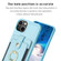 iPhone 11 BF27 Metal Ring Card Bag Holder Phone Case - Blue