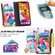 iPhone 11 Colored Drawing Pattern Zipper Horizontal Flip Leather Case with Holder & Card Slots & Wallet - Two Butterflies