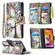 iPhone 11 Colored Drawing Pattern Zipper Horizontal Flip Leather Case with Holder & Card Slots & Wallet - Tree